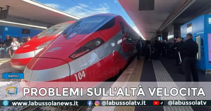 Disagi sulla linea Alta Velocità tra Roma e Napoli
