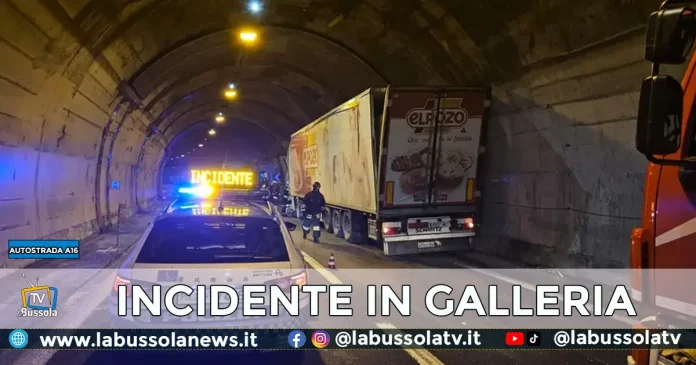 INCIDENTE AUTOSTRADA A16 GALLERIA