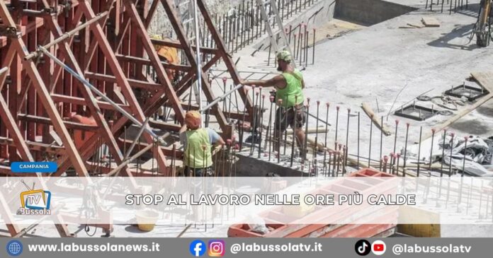 La Regione Campania proroga stop lavori nelle ore più calde fino al 15 settembre (1)