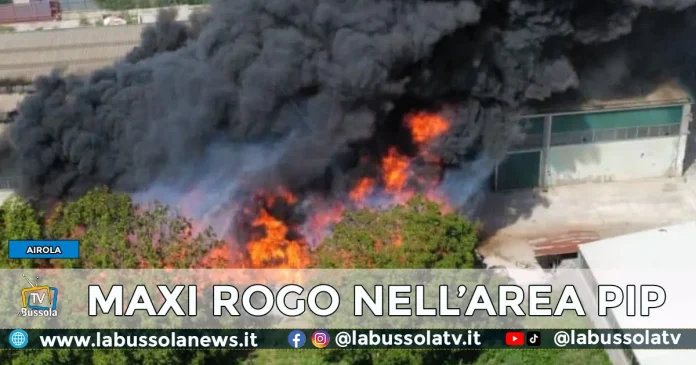 MAXI INCENDIO AIROLA (BENEVENTO)