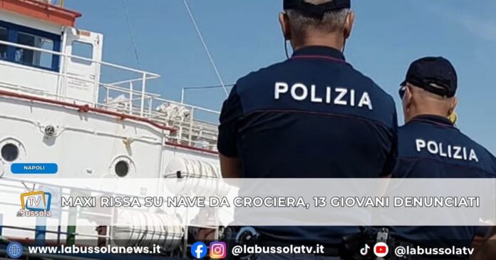 Maxi Rissa su una nave da crociera tra Napoli e Palermo denunciati 13 giovani tra i 18 e i 20 anni