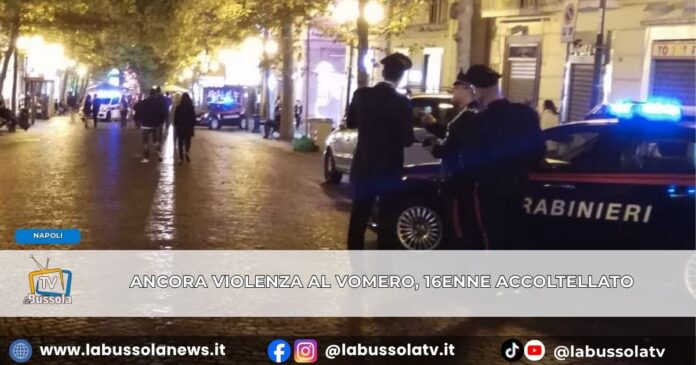Napoli, 16enne ferito con una coltellata al Vomero indagini sull’aggressione