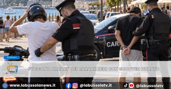 Pozzuoli, fuggono all’alt dei carabinieri con scooter rubato arrestati due minorenni di 17 e 15 anni
