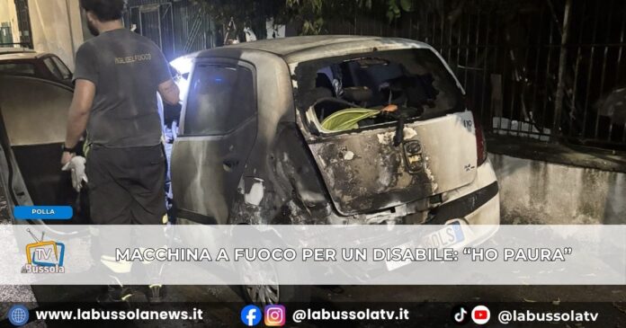 in fiamme auto di disabile a marano “A fuoco dopo liti per posto riservato, paura per me e per la mia famiglia”