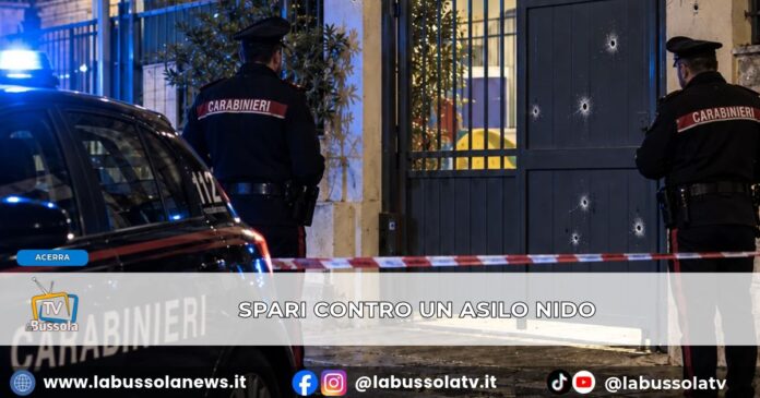Nella notte colpi d'arma da fuoco contro un asilo privato ad Acerra