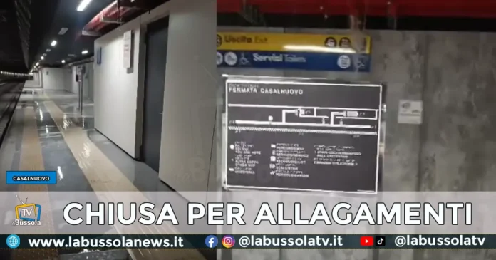 STAZIONE FERROVIARIA CASALNUOVO CHIUSA ALLAGAMENTI